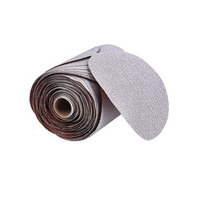 NORTON: 6" X 80GRIT A/O PAPER PSA DISC ROLLS, P80 GRIT, A/O, 100/ROLL